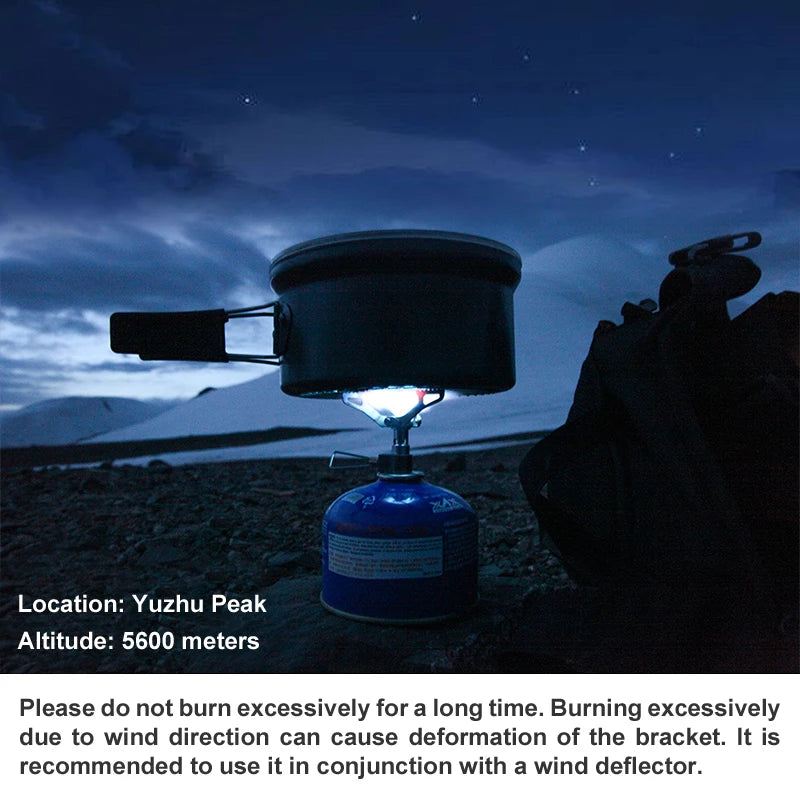 BRS Outdoor Gas Stove Mini Camping Gas Burner 25g Ultralight Titanium Picnic Hiking Cooking Stove Survival Furnace