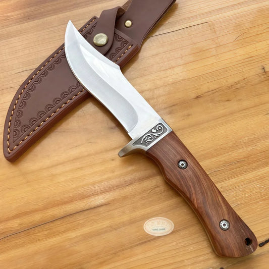 Outdoor knives, high hardness, small straight knives, wilderness survival, self-defense knives, camping hands, meat knives