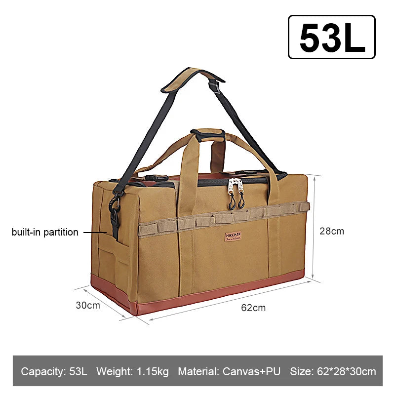 New Outdoor Hiking Backpack 120L   Picnic Accessories Organizer Storage Multifunctional Handbag