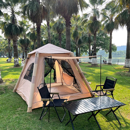 A large inflatable tent for 5-8 people