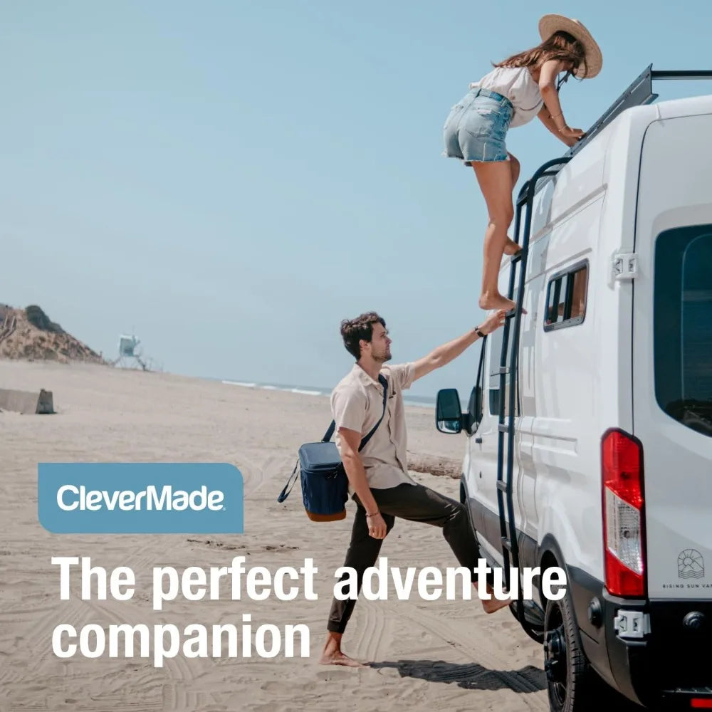 Collapsible Cooler Shoulder Strap, Bottle Opener, Great Car Coolers