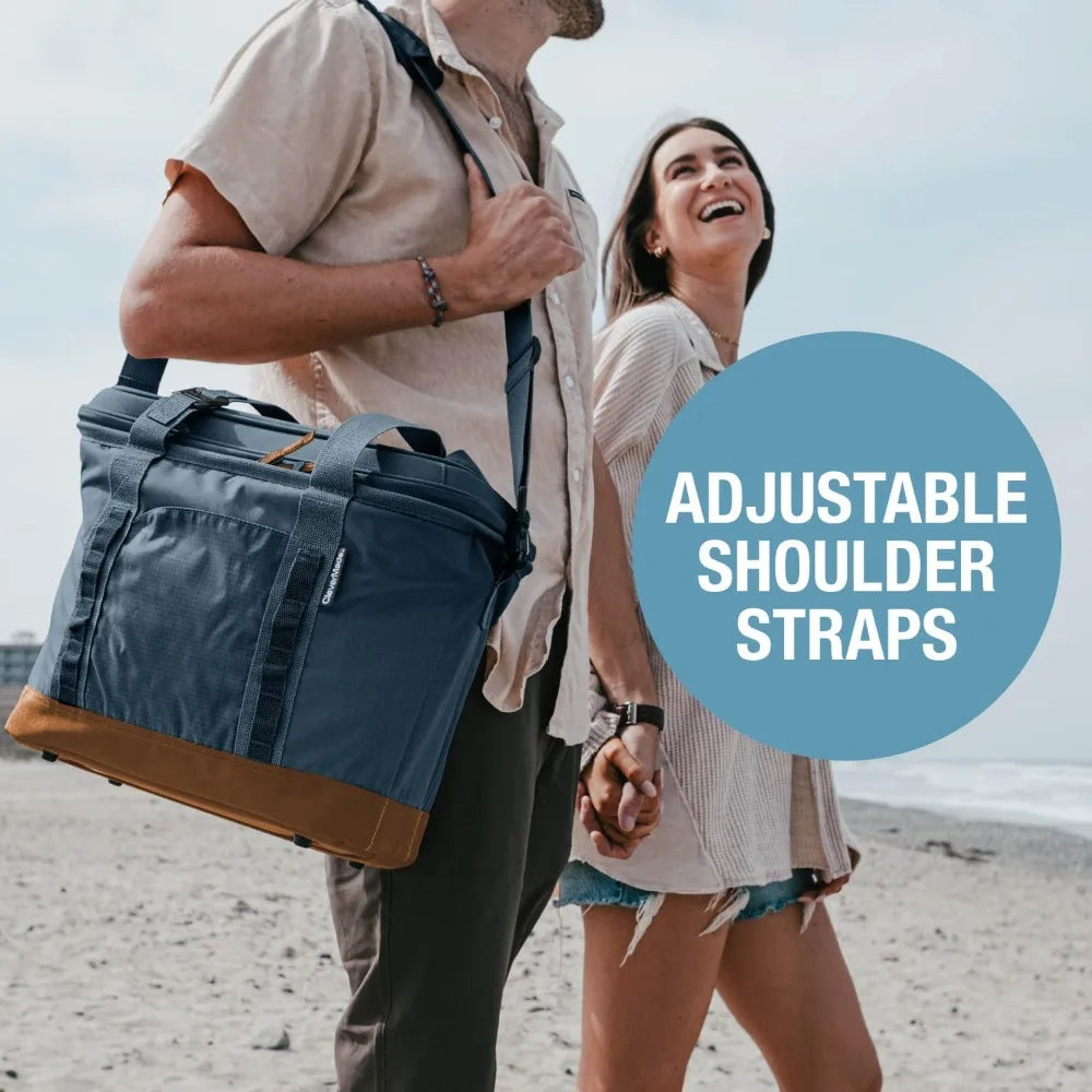 Collapsible Cooler Shoulder Strap, Bottle Opener, Great Car Coolers