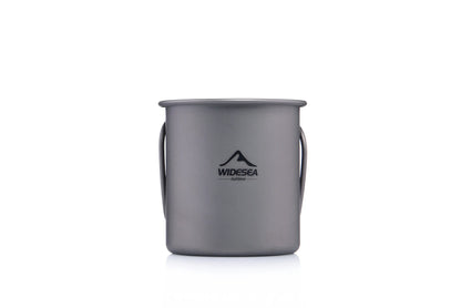 Camping Mug Titanium Cup  Tableware Picnic Utensils Outdoor