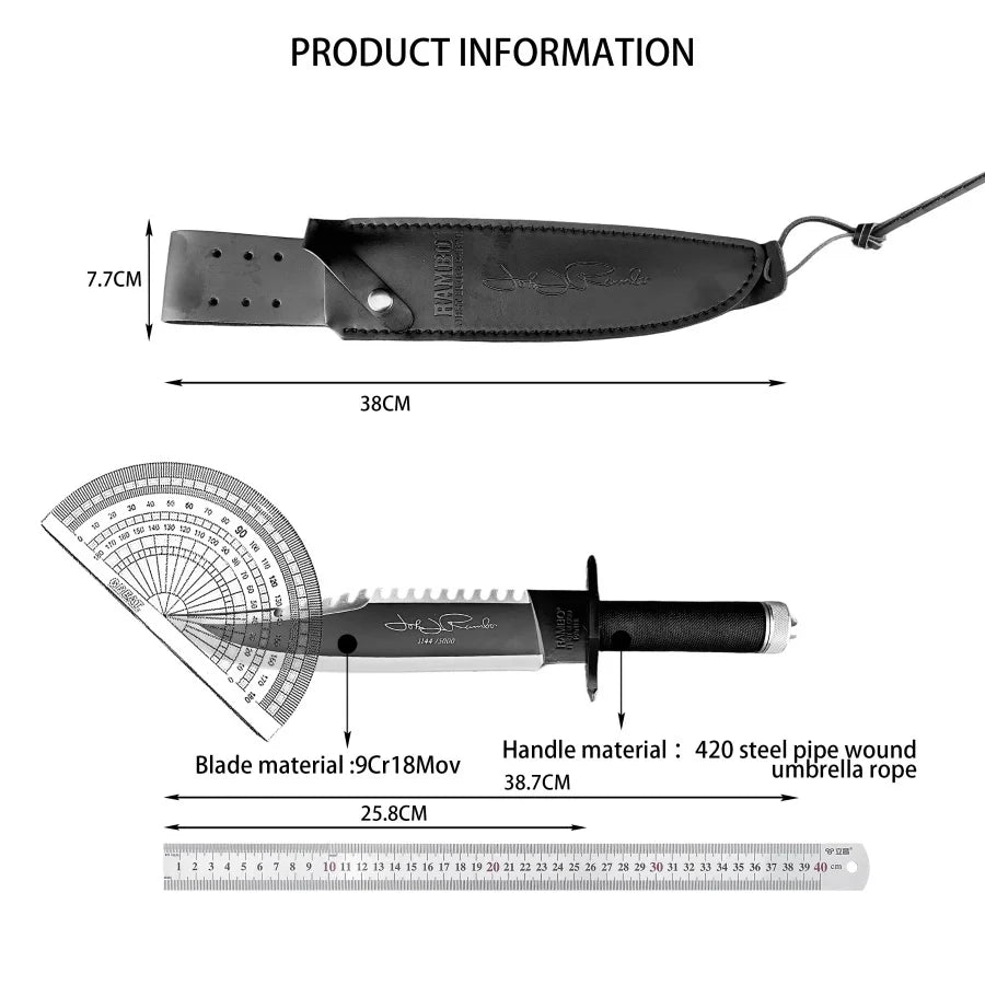 Portable Mountaineering Knife with Ultra-lightweight Multi-functional Knife for Polar Survival Self-defense Hunting and Defense