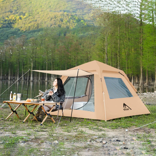 Easy Set Up  Up Tent   Waterproof   2 In 1 Canopy Tent for Camping