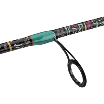 ProFISHiency Krazy Spinning Fishing Combo | 7' Graphite Rod, Stainless Steel Guides, Cork Handle | 6:2:1 Gear Ratio