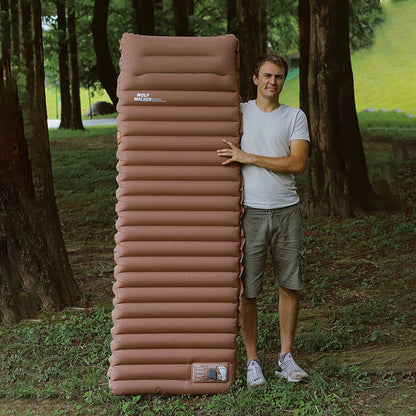 Ultralight Self-inflating Air Cushion Thicken Sleeping Pad Splicing Inflatable Bed Beach Picnic Mat Camping Tent Air Mattress