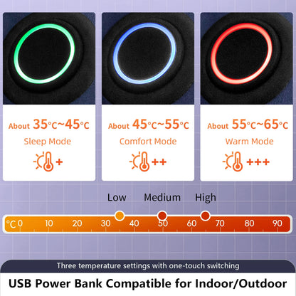 BISINNA Heating Sleeping Bag for Adults Cold Weather Lightweight Portable Warm Winter Camping Bags for Outdoor Hiking Supplies