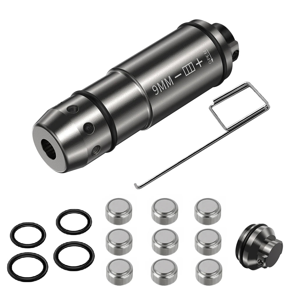 9mm(long)link laser training cartridge Red Dot Laser Training Bullet  Trainer Cartridge Tactical Laser Bullet