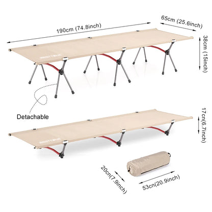 Camping Cot  Portable Folding Bed   Sleeping Cot