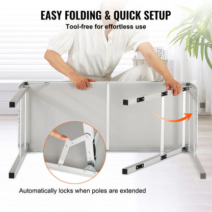 VEVOR Folding Portable Bar Table   Table for Party Picnic E
