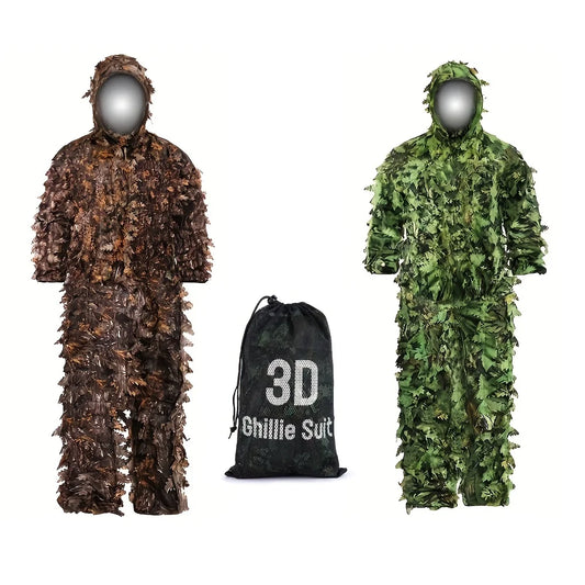 New-Sticky Flower Bionic Leaves Camouflage Suit Hunting  Suit