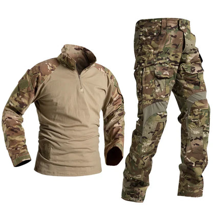 Camo Camouflage Clothing Cargo Pant Hiking Shirt