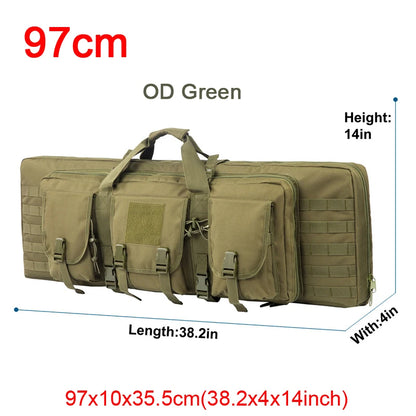 32 38 42 48 inch   Double Rifle Case Airsoft Gun Case Backpack Hunting