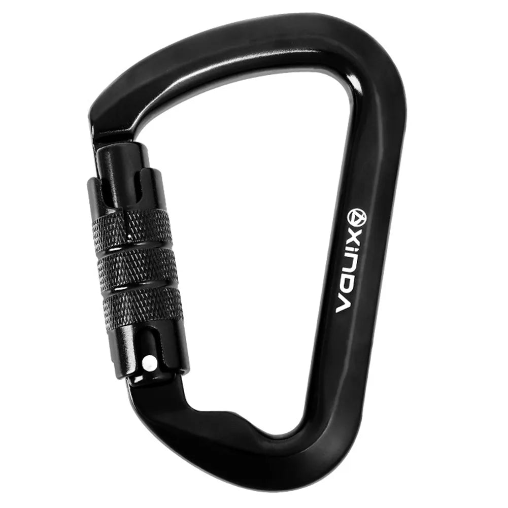 30kN Climbing Carabiner Heavy Duty Locking Carabiner Rock Climbing Carabiner for Rock Climbing Rappelling and Mountaineering