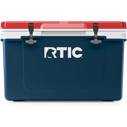 Ultra-Light 52 Quart Hard Cooler Insulated Portable Ice Chest Box for Beach, Drink, Beverage, Camping, Picnic, Fishing, Boat
