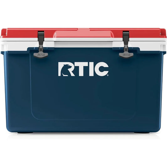 Ultra-Light 52 Quart Hard Cooler Insulated Portable Ice Chest Box for Beach, Drink, Beverage, Camping, Picnic, Fishing, Boat