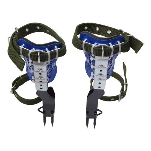 Tree Climbing Spike Set Adjustable Pole Climbing Gear Kit w/Safety Belt Portable