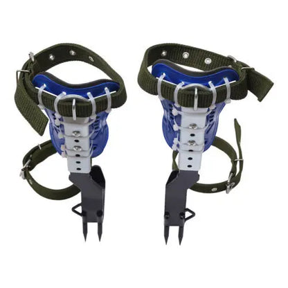 Tree Climbing Spike Set Adjustable Pole Climbing Gear Kit w/Safety Belt Portable