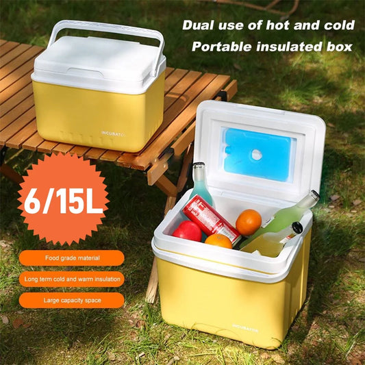 Cooler Box Portable Camping Refrigerator Incubator Large Capacity Car Ice Bucket