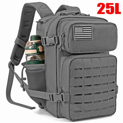 Tactical Backpacks for Men Survival Laser Cut    Hunting  with Dual Cup Holders