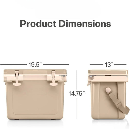 Best - Ultra-Light 22 Quart Hard Cooler Insulated Portable Ice Chest Box for Drink, Beverage, Beach, Camping,Picnic,Fishing,Boat