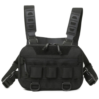 Fishing Chest Bag with Adjustable Straps Climbing Camping Backpack Large Capacity Travel Vest Backpack for Outdoor Sports