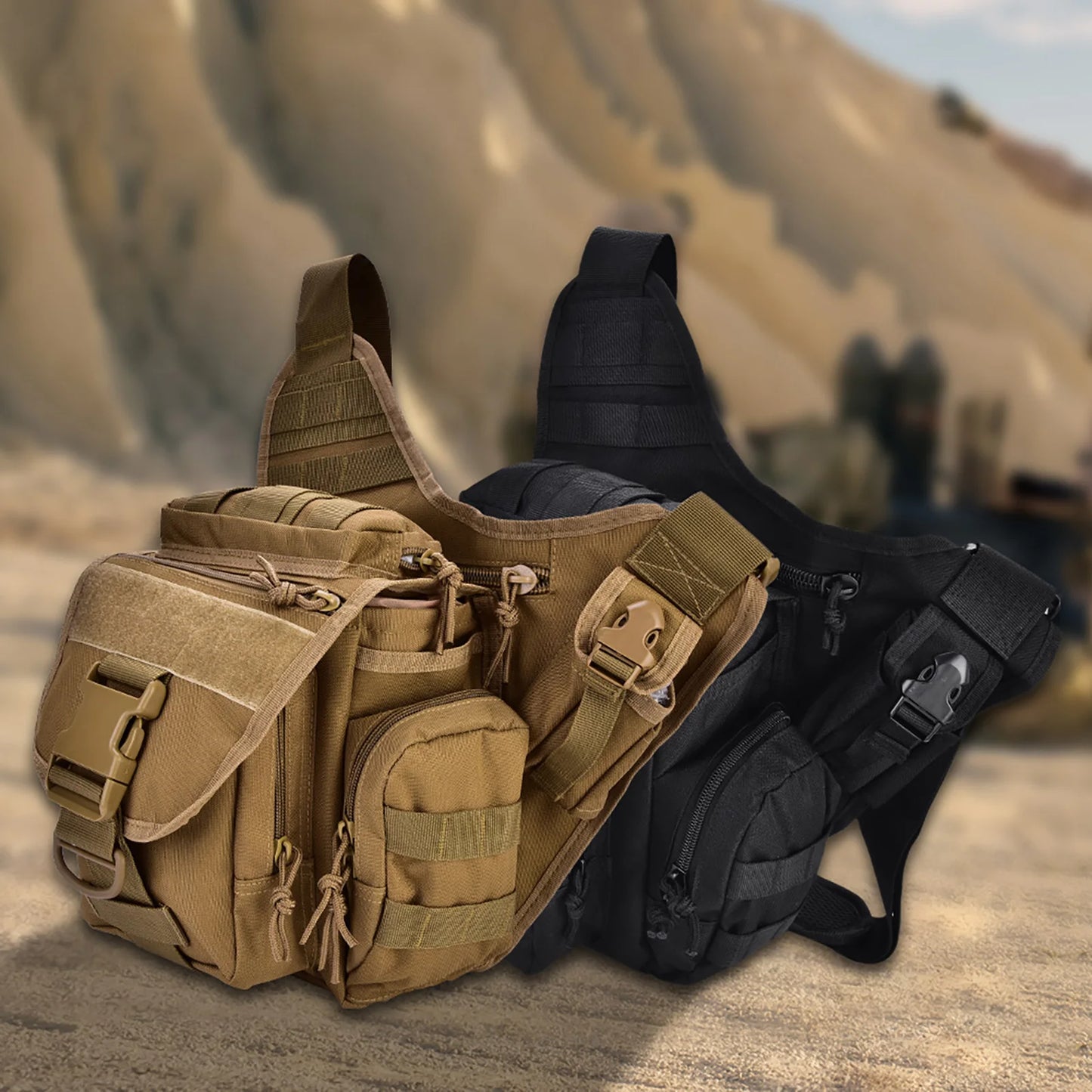 Chest Shoulder Bag Pack for Travel Hiking Outdoor Equipment