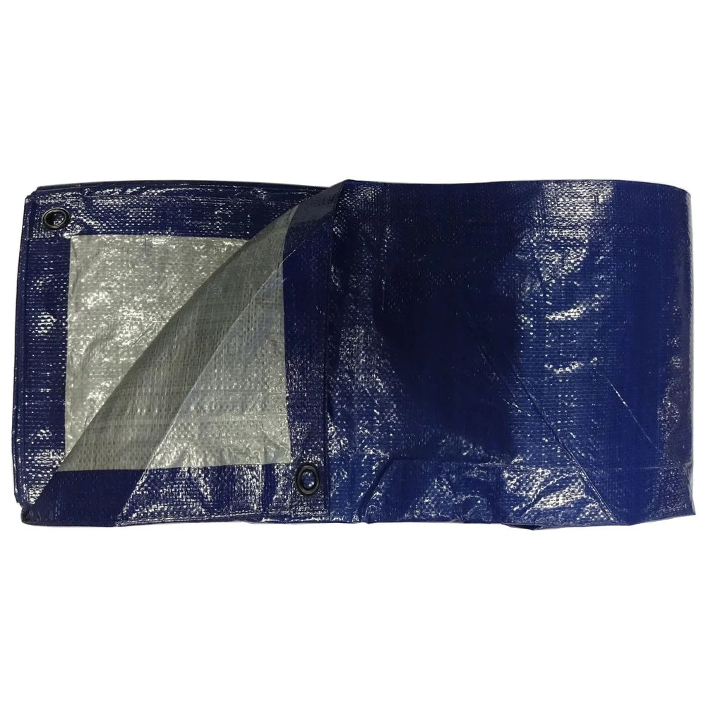 Medium Duty Tarp 24ft x 40ft PE Material Waterproof Tear Resistant