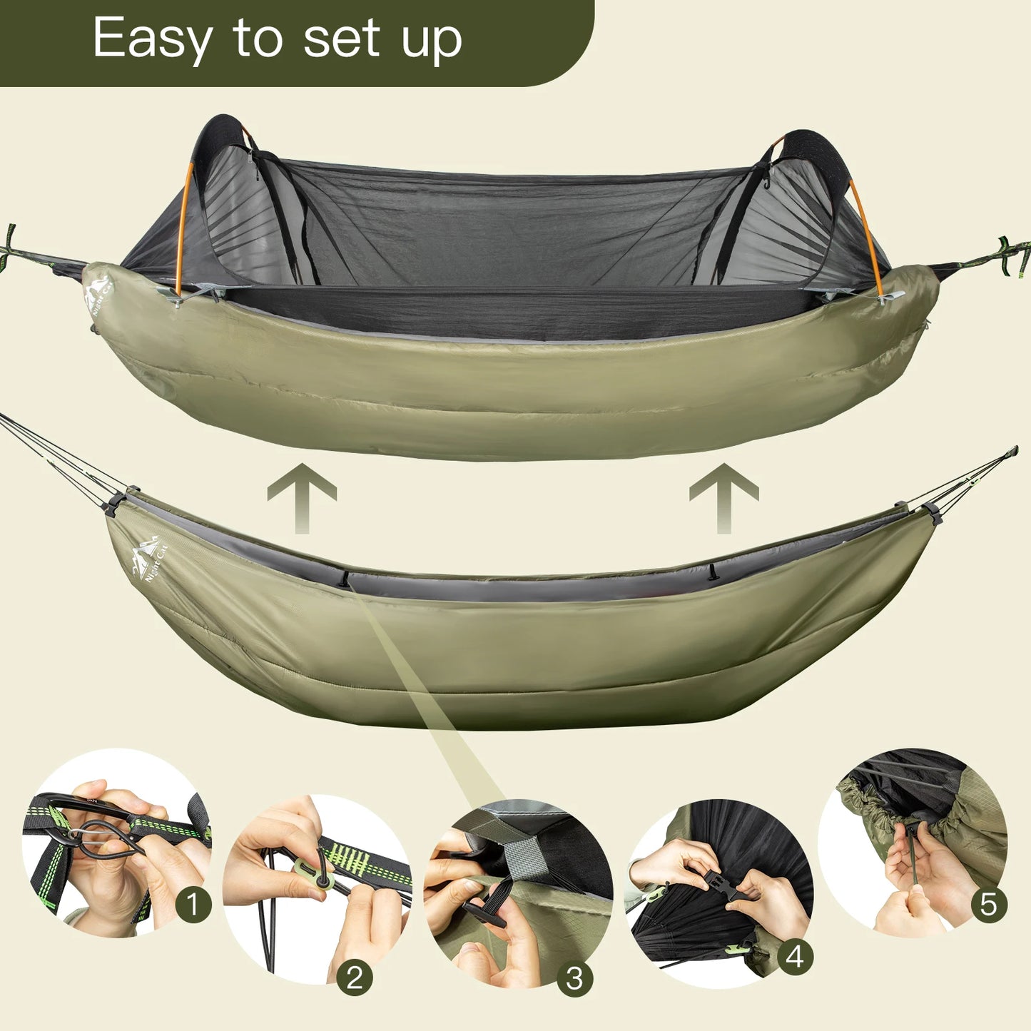 Hammock Under quilts Sleeping Bag Single Insulated Under Blanket 4 Seasons Lightweight Soft Warm 5-20℃ 8x3.6ft