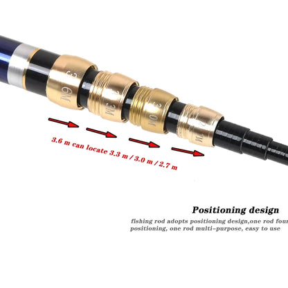 Carbon Fiber 4 Positioning Carp Fishing Rods   Telescopic Stream Feeder Pole Ultralight Hard Accessory Hand Fishing Rods