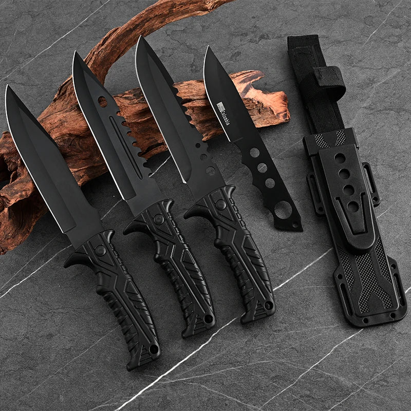 Ultra-Durable Stainless Steel Outdoor Knife - Perfect for Climbing, Swamp Crossing & Emergency Field Use |   Lightweight & Sharp
