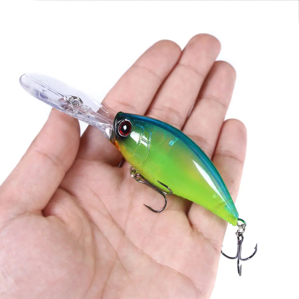 12.5cm 20.5g Crankbait leurre Fishing Lure Pike Carp Fishing Artificial Hard Bait Fish Lures Wobbler Crankbait Fishing Tackle