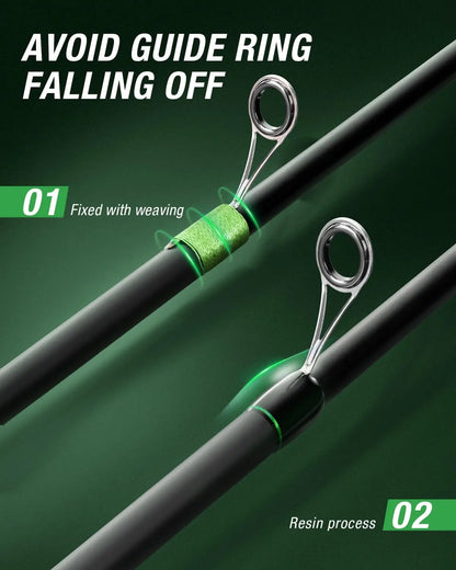 Fishing Rod and Reel Combo, Telescoping Fishing Pole Travel Kit with Carrier Bag for Freshwater