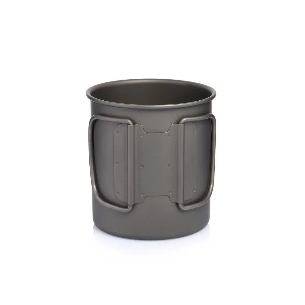 Camping Mug Titanium Cup  Tableware Picnic Utensils Outdoor