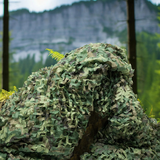 Lightweight & Foldable 8x8M Camouflage Net -   Survival - Multi-Purpose Use for Cover,