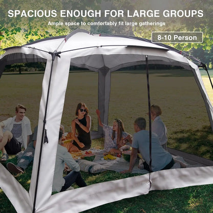 12' X 12' Screen Tent for Camping Canopy Easy Set Up Camper Screen House