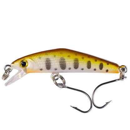 1pcs  4.3cm 1.6g Pesca Stream micro Fishing Lure Sinking Minnow Artificial Hard Bait For Bass Carp Pike SalmonTrout Panfish Lure