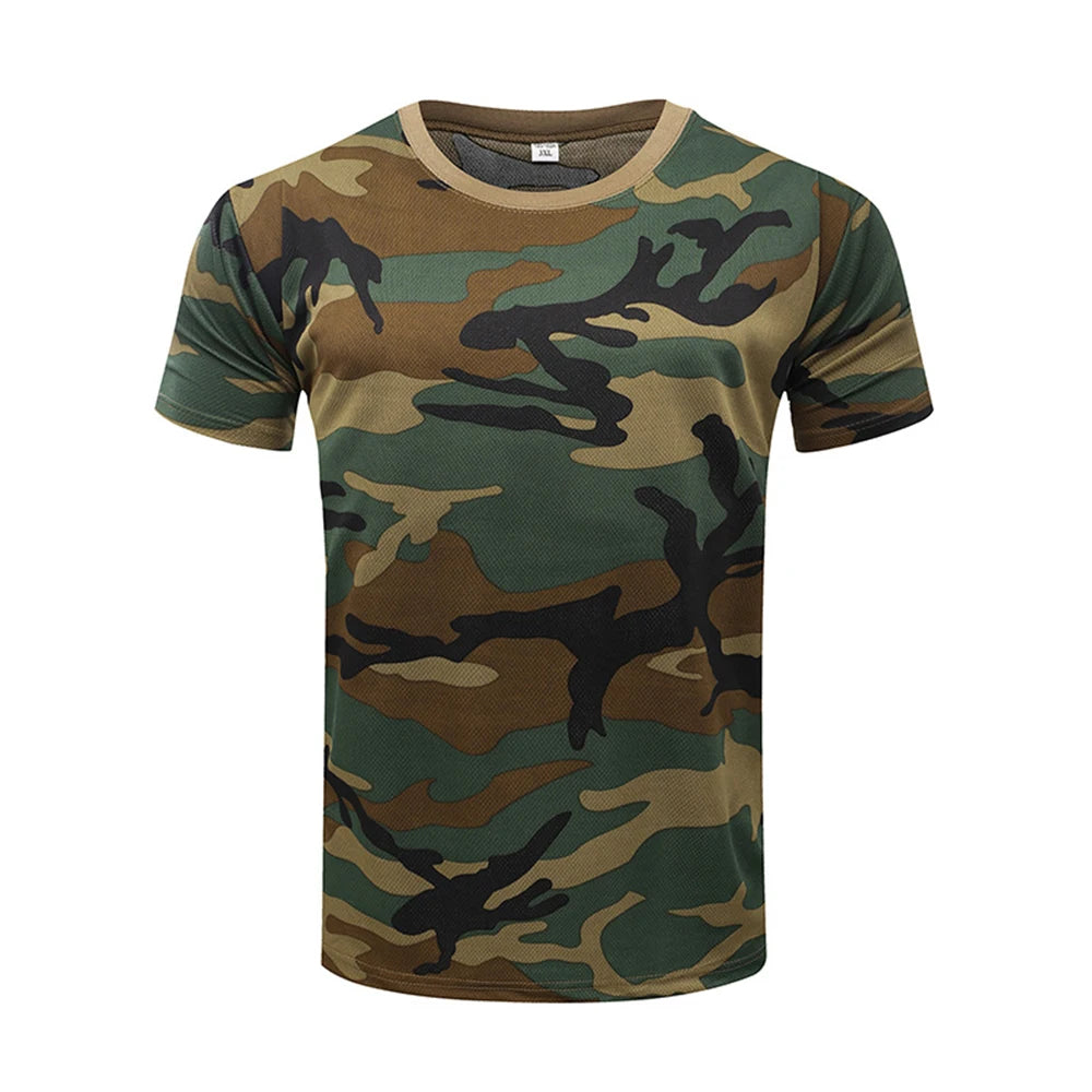 Casual O Neck Short Sleeve Summer Street Oversized Men Outdoor Sport T Shirts