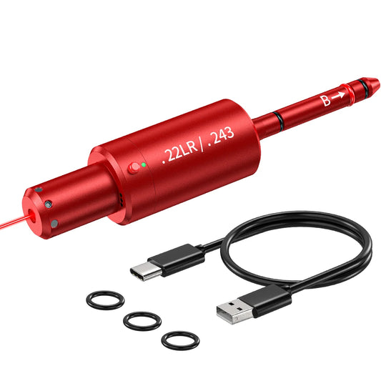 22LR dual-purpose magnetic suction laser training bullet, red dot laser training bullet,