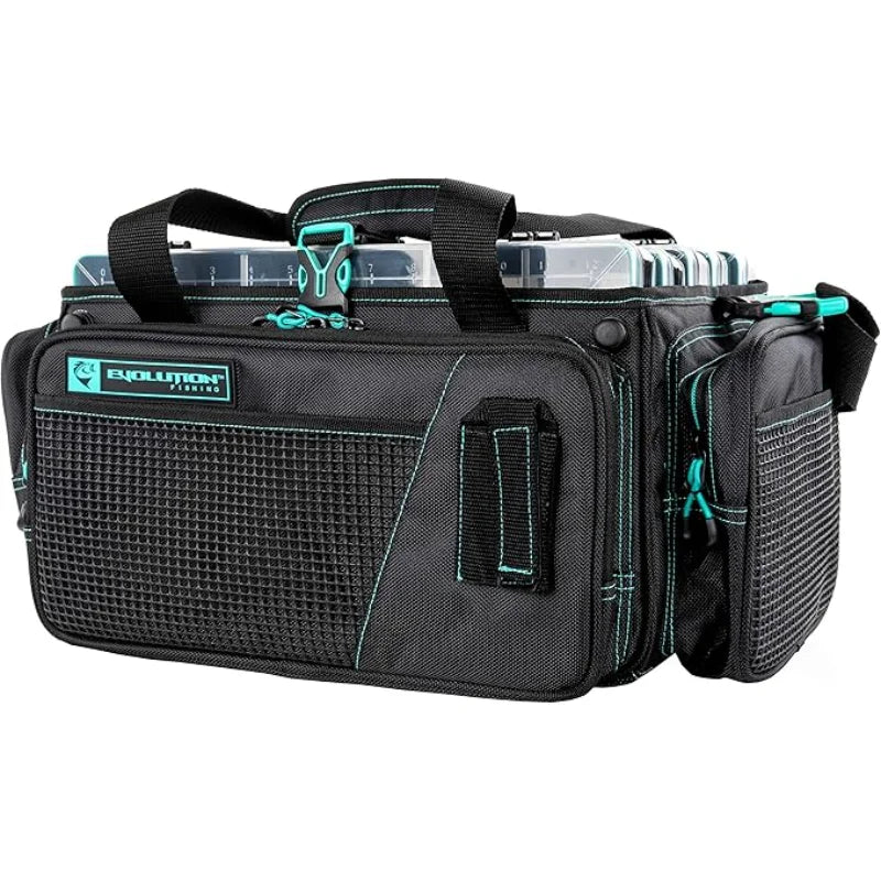 Tackle Bag – Outdoor Rucksack w/ 5 Fishing Tackle Trays Size: 3600