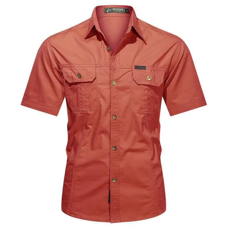 Summer Hiking Hunting Shirts Short Sleeve Combat Tactical Shirt Quick-Dry camping Fishing Shirts Male Hunting Climbing Outfit