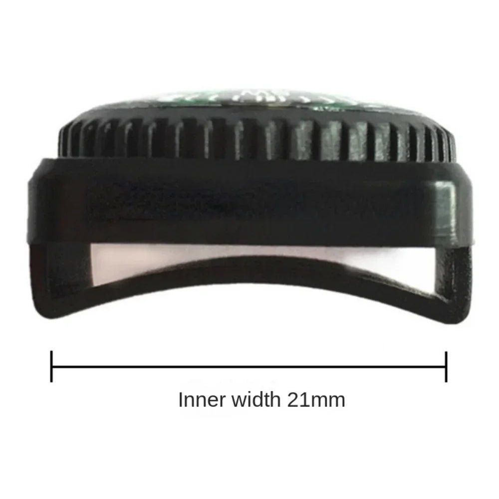 20mm Mini Strap Button Compass For Rubber Sleeve Strap Webbing Survival Pocket Compass Outdoor Hiking Camping Accessories