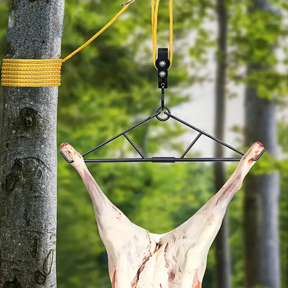 Max To 700 LBS  Pulley Lift System    Butcher Hunting Accessories Gift Set