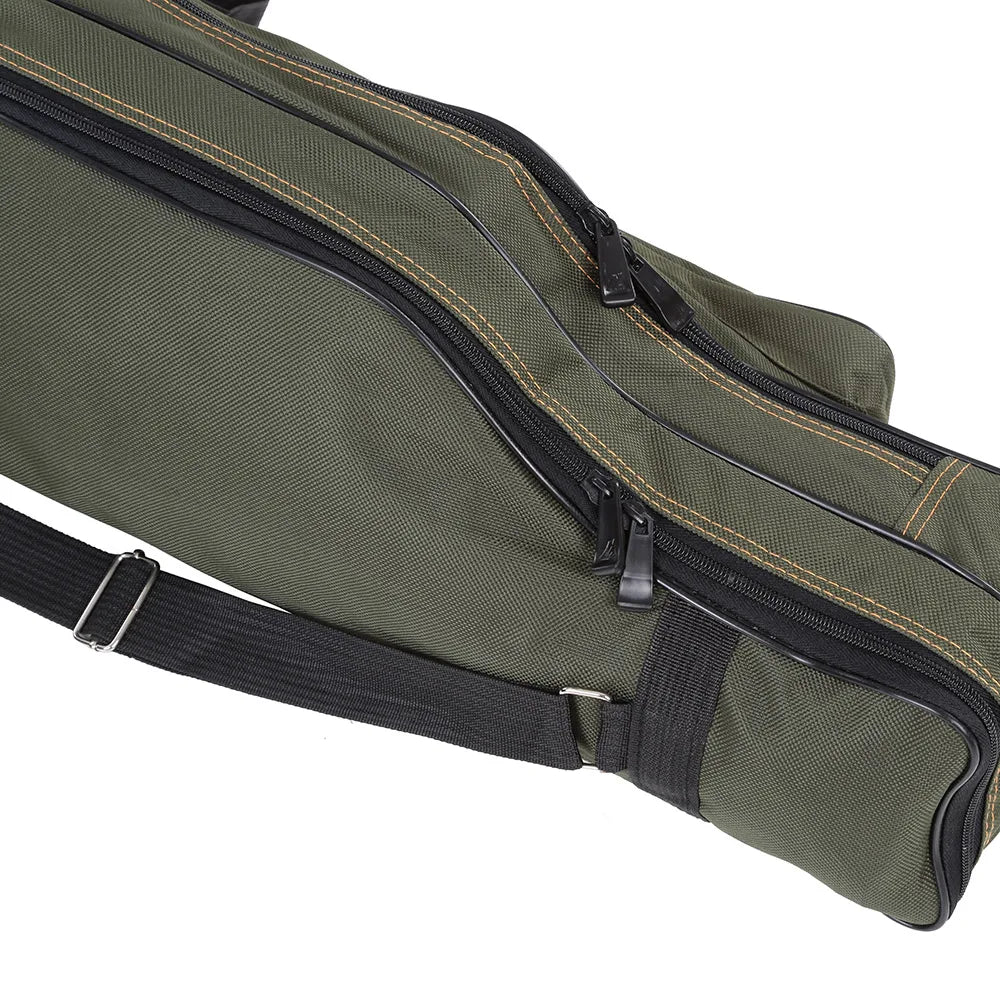 Portable Folding Fishing Rod Carrier Canvas Fishing Pole