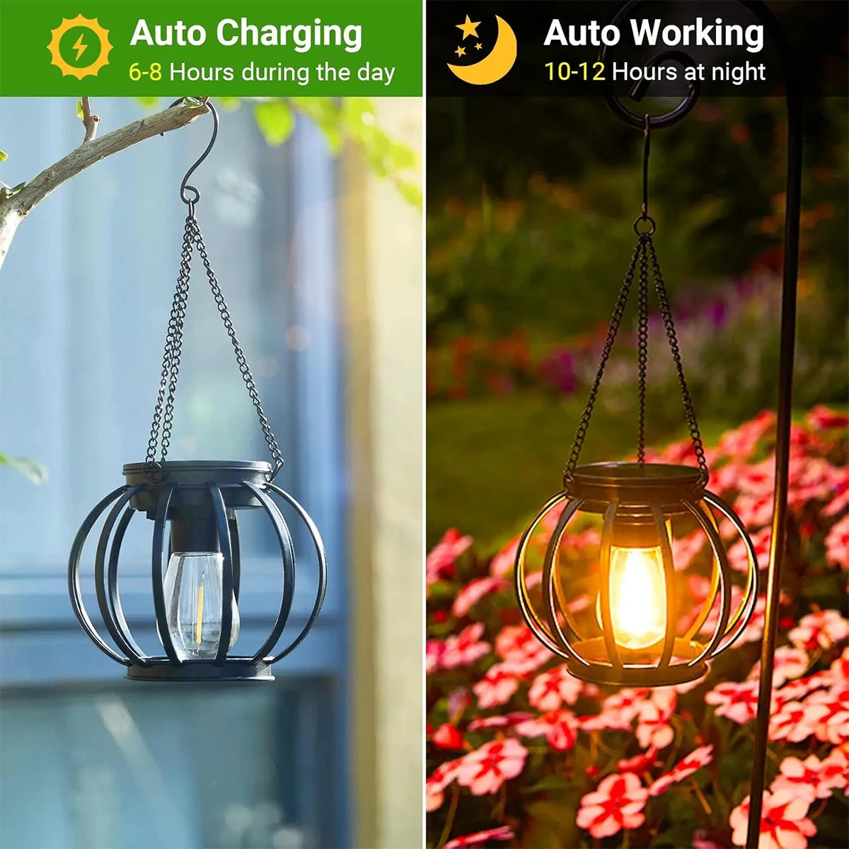 Solar Lantern Led Light Daylight Sensor
