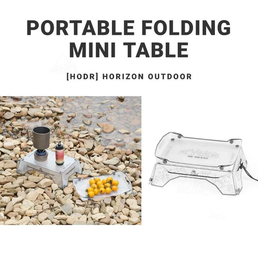 Ultralight Folding mini Table Small Folding PP Camp Table & Tray