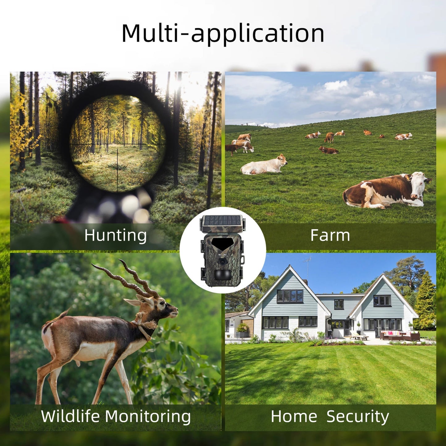 Hunting Camera 0.45s Trigger Speed Night Vision Motion Activated Trail Camera