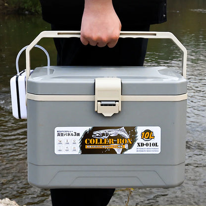 Live Fish Bucket Camping Cooler Box 10L Live Fish Bait Bucket Car Ice Bucket Fish Protection Bucket Fishing Accessories
