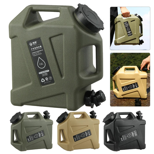 Camping Water Container Outdoor Water Bucket Large Capacity Portable Water Bag